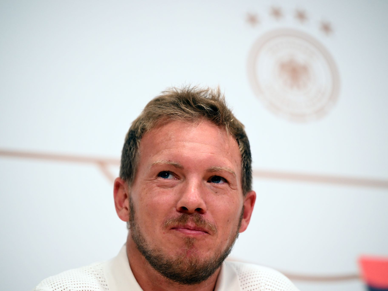 Julian Nagelsmann freut sich auf «ein spannendes Spiel» gegen Holland. - Foto: Federico Gambarini/dpa