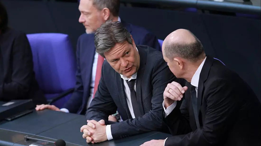 Christian Lindner, Robert Habeck, Olaf Scholz (Archiv) - Bild: über dts Nachrichtenagentur