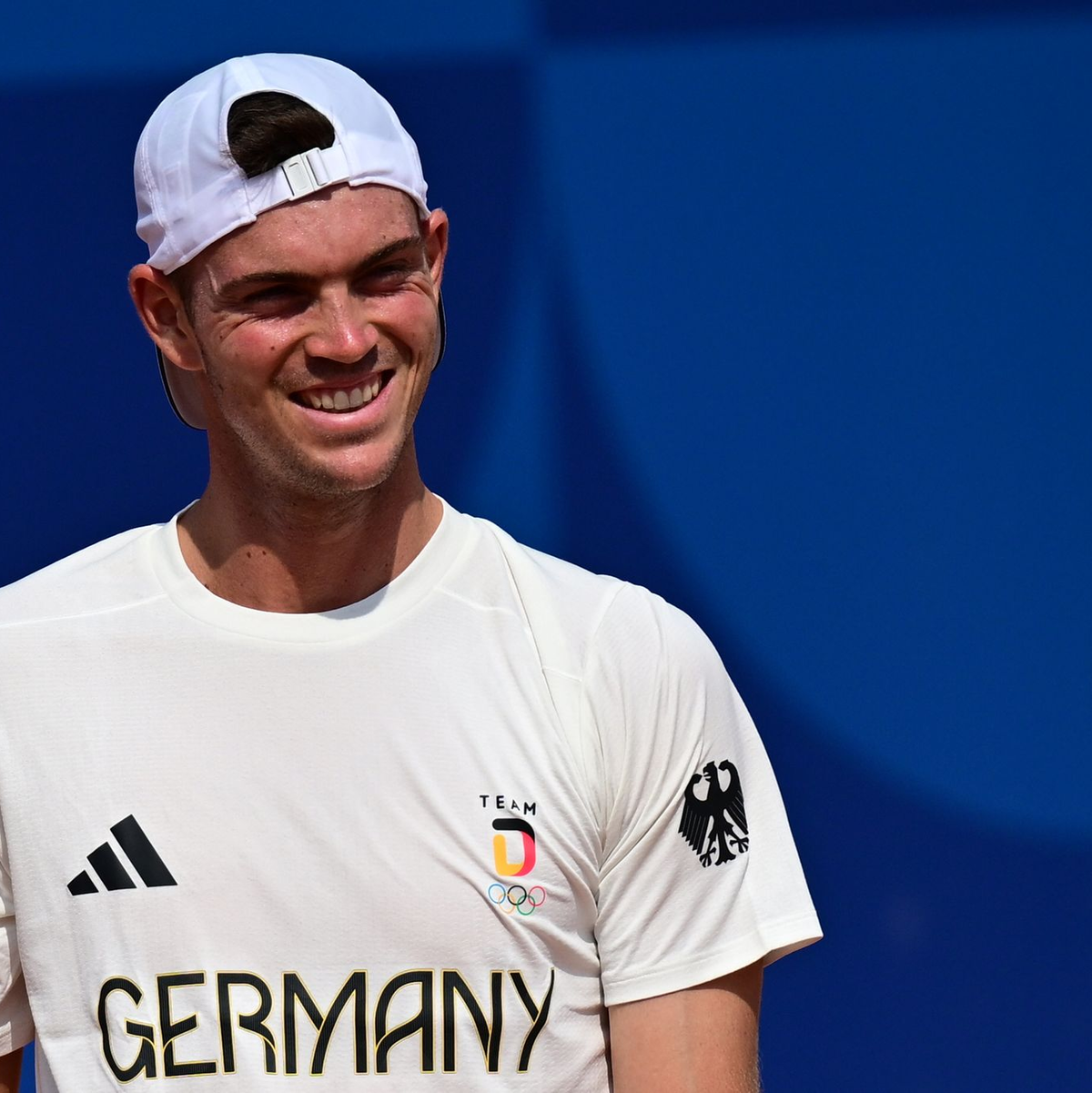 Bei den Olympischen Spielen in Frankreich war Tennisprofi Maximilian Marterer ebenso für Deutschland im Einsatz wie nun im Davis Cup in China. - Foto: Sina Schuldt/dpa
