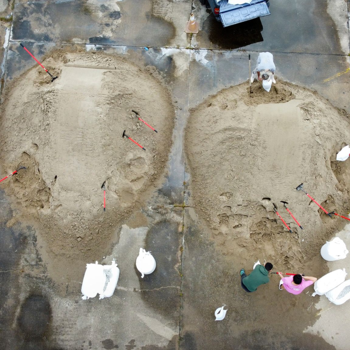 Einige Gegenden wurden bereits evakuiert. - Foto: David Grunfeld/The Times-Picayune/The New Orleans Advocate/dpa