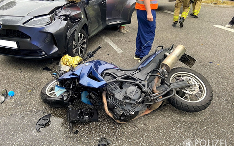 POL-PPWP: Motorradfahrer schwer verletzt - Foto: presseportal.de