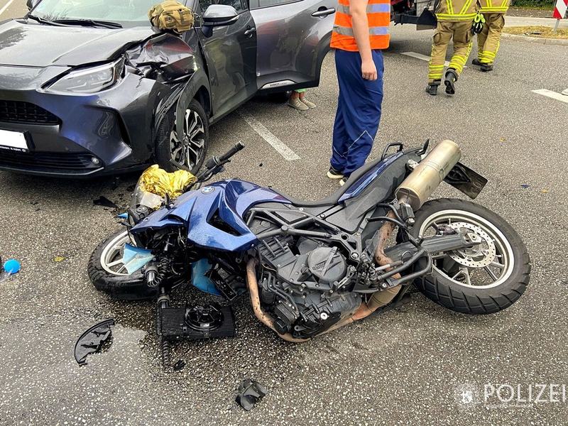 POL-PPWP: Motorradfahrer schwer verletzt - Foto: presseportal.de