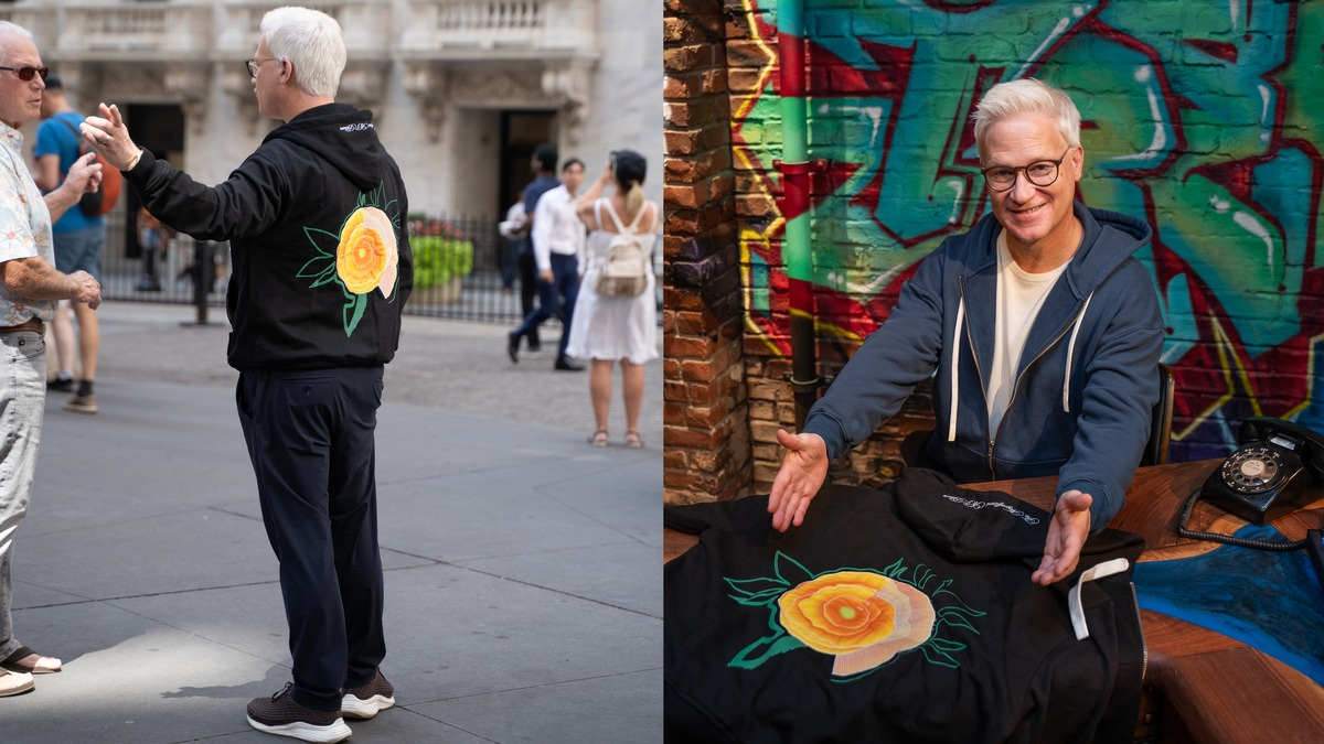 Markus Koch präsentiert neues Wall Street Merchandise - und setzt dabei auf die bewährte Zusammenarbeit mit der Born Originals GmbH - Foto: presseportal.de