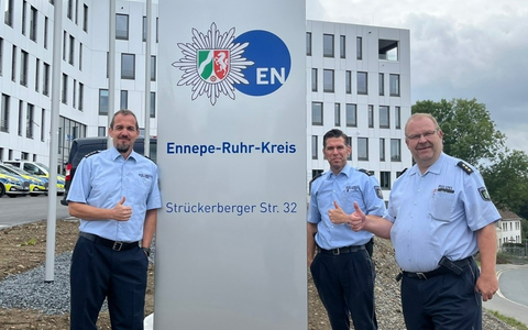 POL-EN: Ennepe-Ruhr-Kreis/Ennepetal: Umzug erfolgreich gestartet- Polizeiwache Ennepetal beginnt Dienstbetrieb am Strückerberg - Foto: presseportal.de
