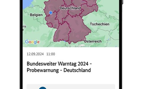 LPD-EF: Bundesweiter Warntag am 12. September 2024 um 11:00 Uhr - Foto: presseportal.de