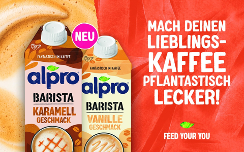 Alpro zelebriert pflanzlichen Kaffeegenuss mit neuen Barista-Produkten und umfassender Kampagne / Mach deinen Kaffee pflantastisch lecker! - Foto: presseportal.de Alpro zelebriert pflanzlichen Kaffeegenuss mit neuen Barista-Produkten und umfassender Kampagne / Mach deinen Kaffee pflantastisch lecker! - Foto: presseportal.de