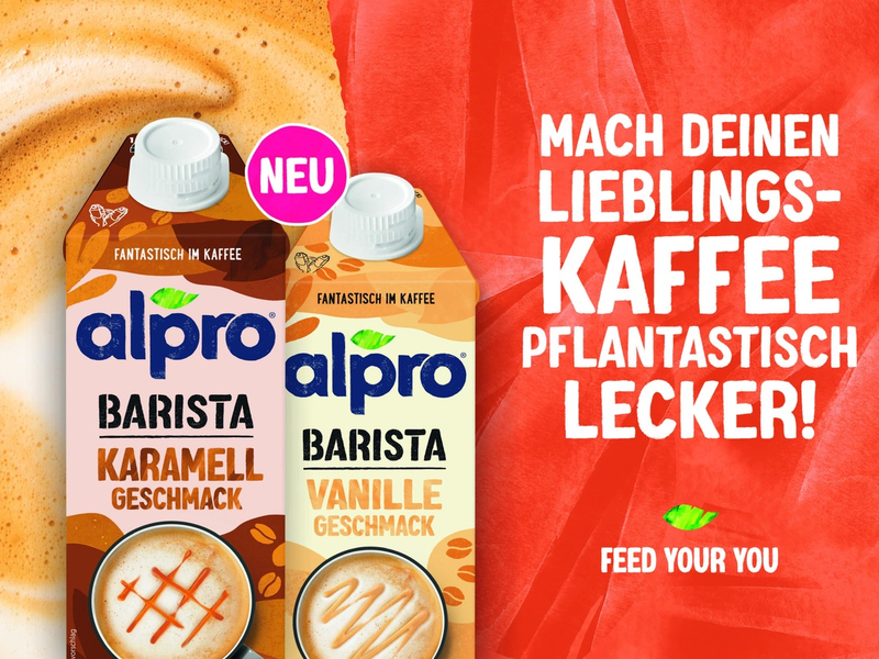 Alpro zelebriert pflanzlichen Kaffeegenuss mit neuen Barista-Produkten und umfassender Kampagne / Mach deinen Kaffee pflantastisch lecker! - Foto: presseportal.de