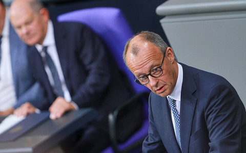 Olaf Scholz und Friedrich Merz am 11.09.2024 - Foto: über dts Nachrichtenagentur
