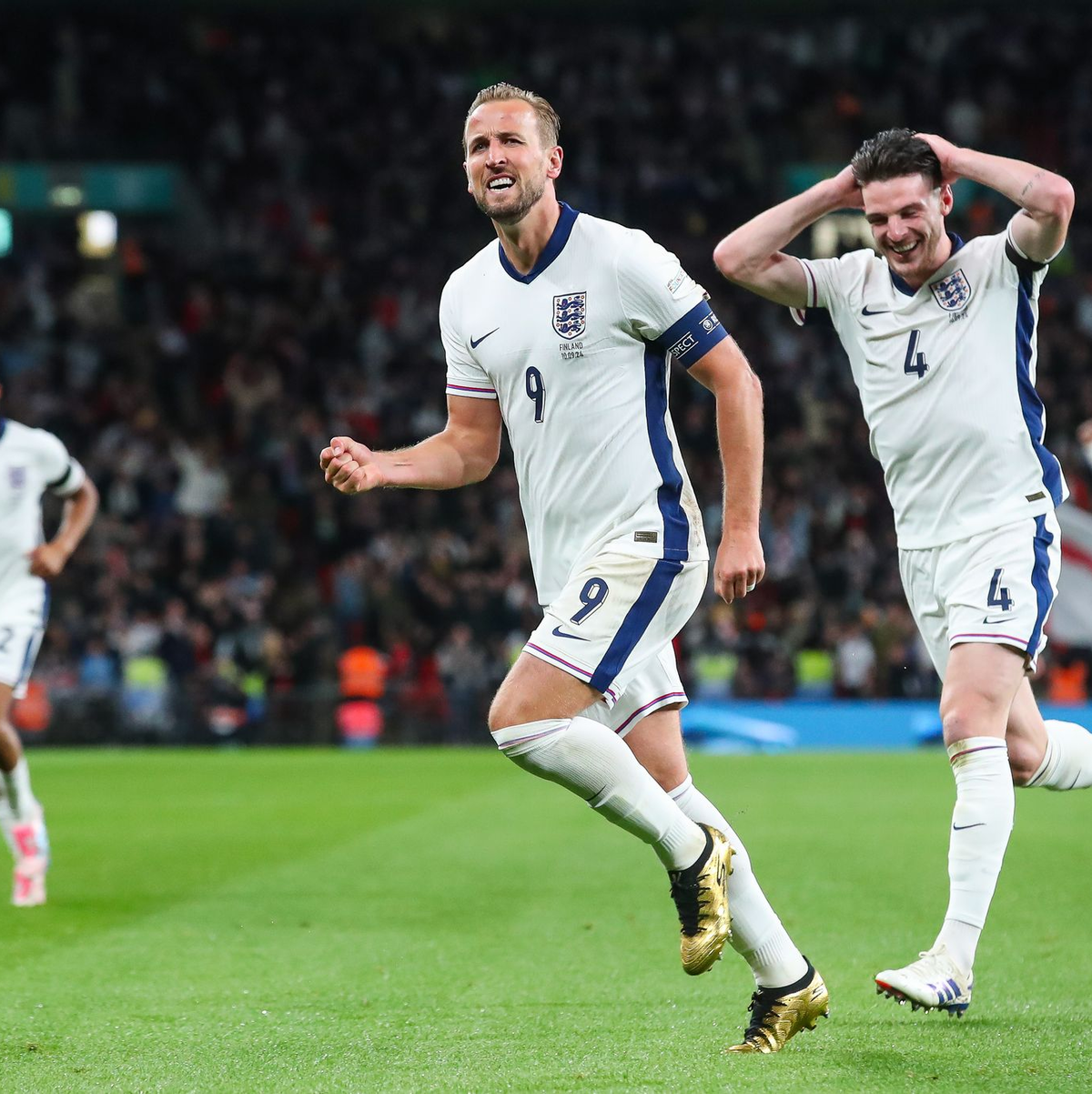 Jubelt über einen 2:0-Sieg im 100. Länderspiel: Harry Kane. - Foto: Gareth Evans/News Images via ZUMA Press Wire/dpa
