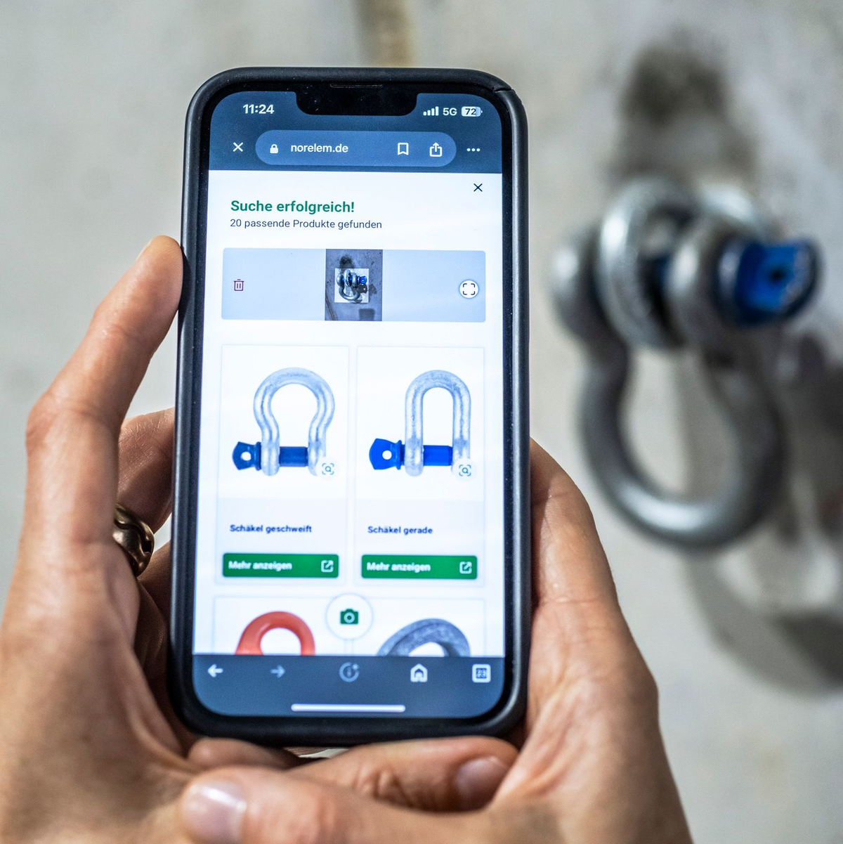 Ersatzteile in der Industrie können künftig schnell mithilfe von KI gesucht werden. (Handoutfoto) - Foto: Ansgar Pudenz/Deutscher Zukunftspreis/dpa