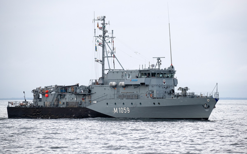 Minenjagdboot Weilheim läuft zum NATO-Verband aus - Foto: presseportal.de