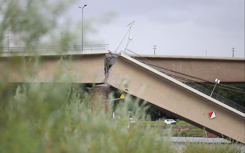 Einsturz der Carolabrücke am 11.09.2024 - Foto: über dts Nachrichtenagentur