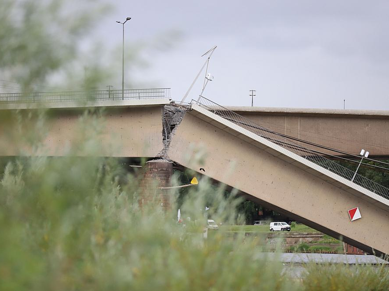 Einsturz der Carolabrücke am 11.09.2024 - Foto: über dts Nachrichtenagentur