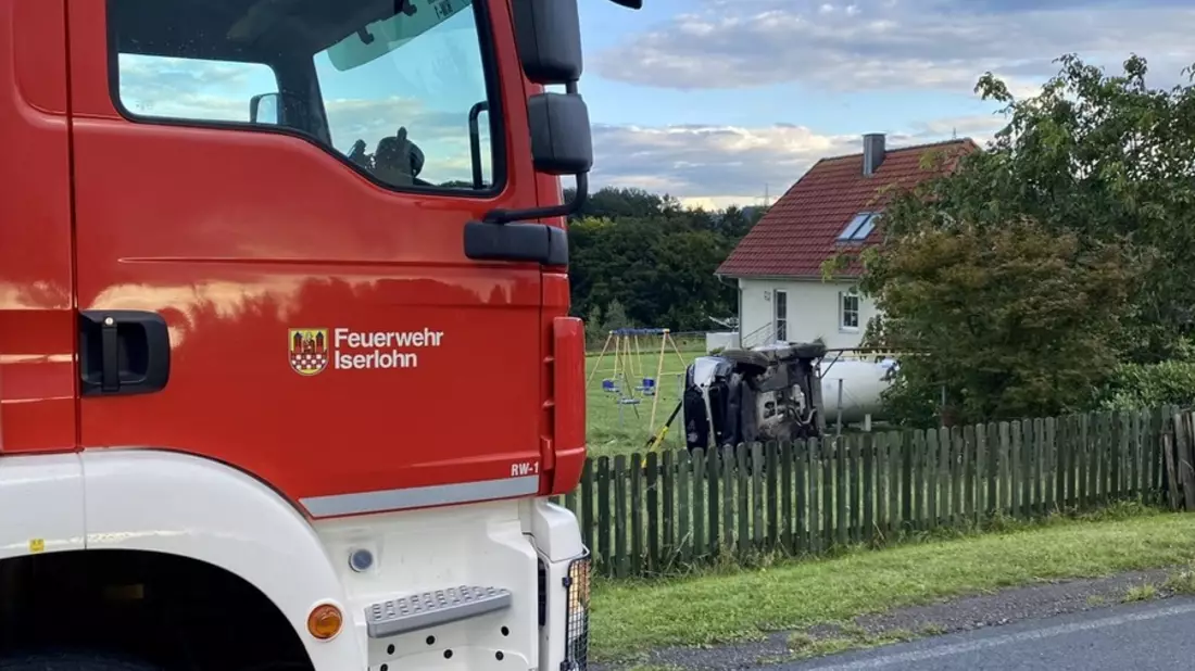 FW-MK: Verkehrsunfall auf der Rotenhausstraße - Bild: presseportal.de