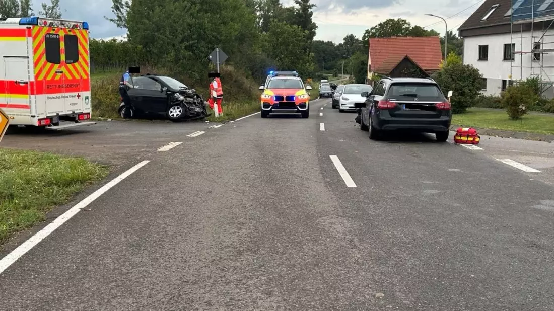 POL-PDLD: Freimersheim - Frontalzusammenstoß auf der L 540 in Freimersheim - Bild: presseportal.de