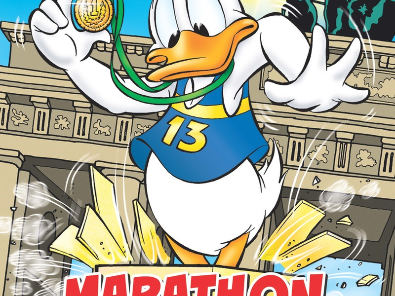 50. BERLIN-MARATHON mit dem Lustigen Taschenbuch von Egmont Ehapa Media! - Foto: presseportal.de