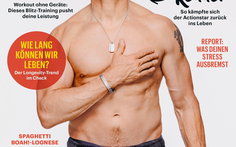 Marvel-Star Jeremy Renner bei Men's Health: / Ich werde nie wieder einen schlechten Tag haben! - Foto: presseportal.de