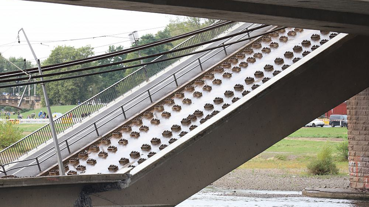 Einsturz der Carolabrücke am 11.09.2024 - Foto: über dts Nachrichtenagentur