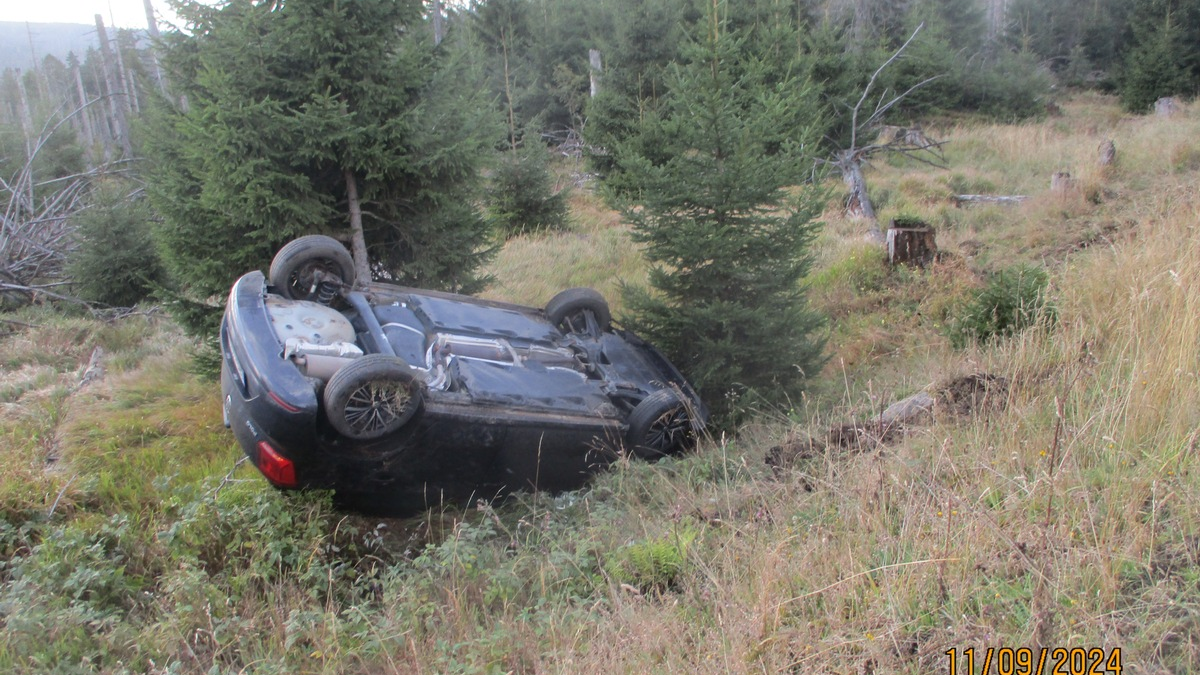 POL-GS: Verkehrsunfall bei Torfhaus - Foto: presseportal.de