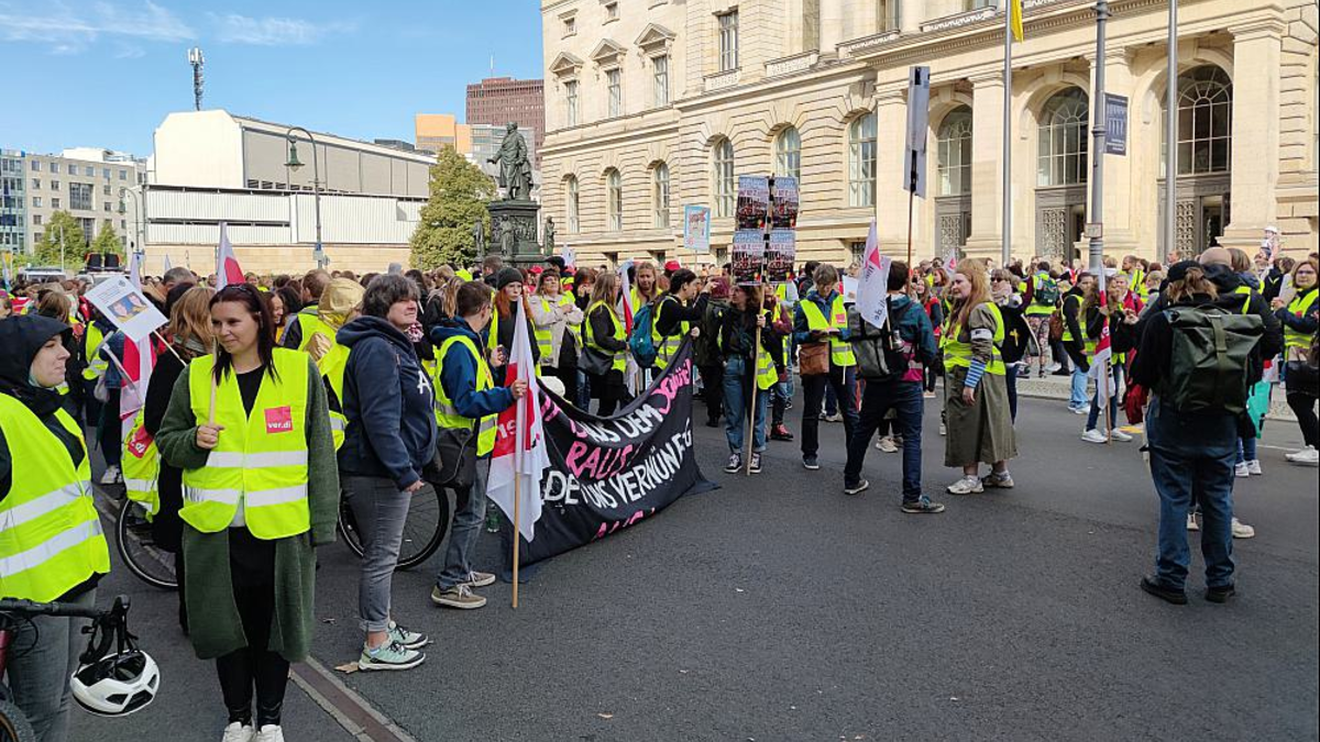Demo von Kita-Erzieherinnen am 12.09.2024 - Foto: über dts Nachrichtenagentur