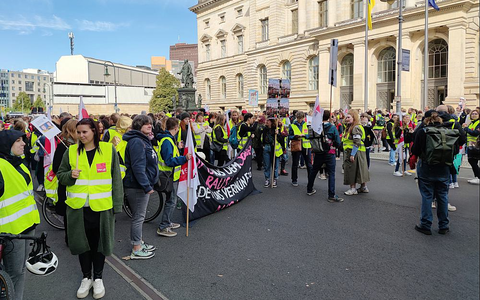 Demo von Kita-Erzieherinnen am 12.09.2024 - Foto: über dts Nachrichtenagentur