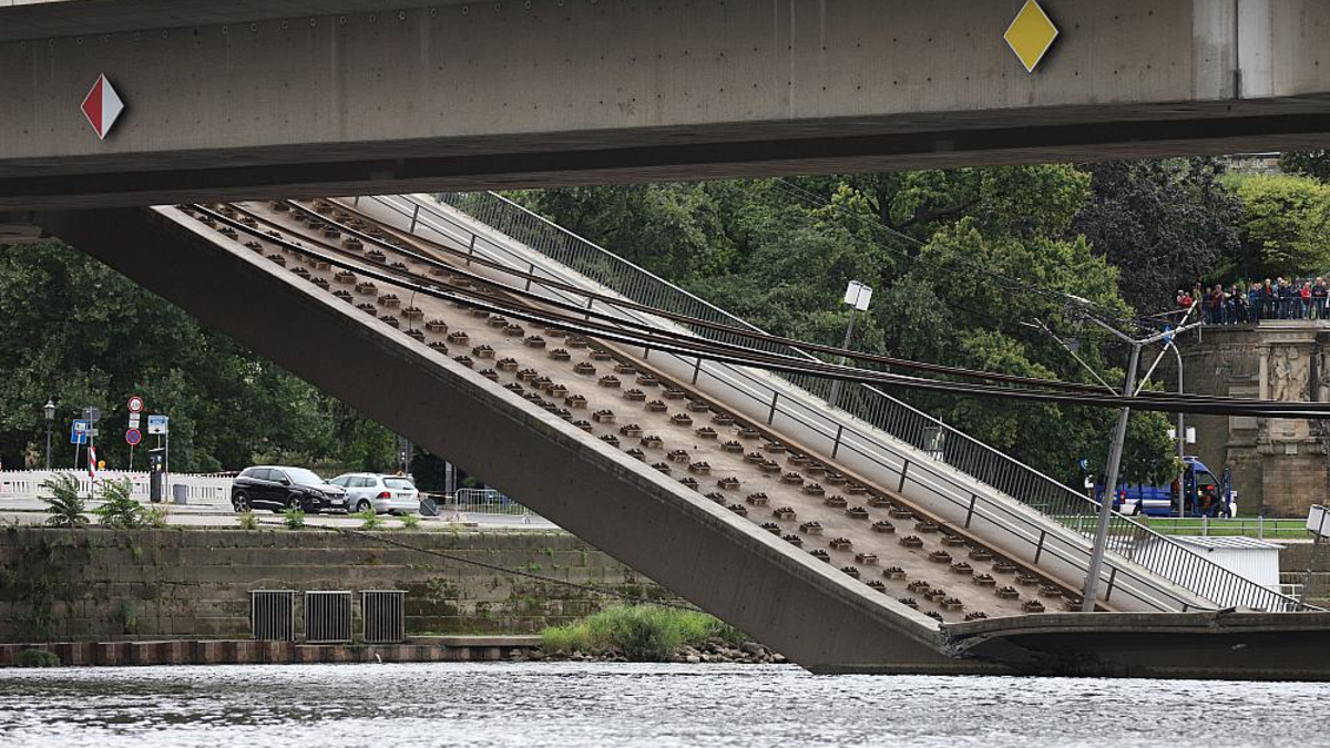 Einsturz der Carolabrücke am 11.09.2024 - Foto: über dts Nachrichtenagentur