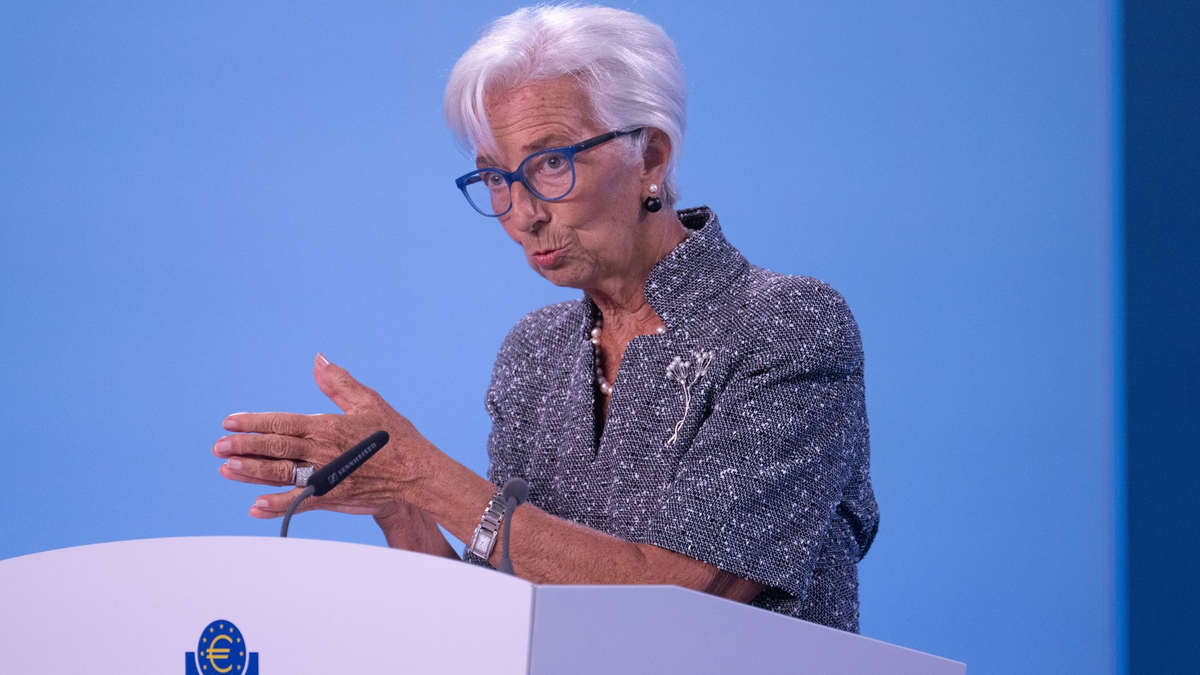 EZB-Präsidentin Lagarde warnt vor den Folgen eines globalen Handelskriegs (Archivbild) - Foto: Boris Roessler/dpa