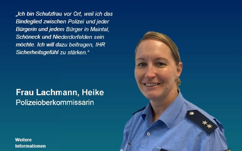 POL-OF: Polizeioberkommissarin Heike Lachmann ist neue Schutzfrau vor Ort in Maintal, Schöneck und Niederdorfelden - Foto: presseportal.de
