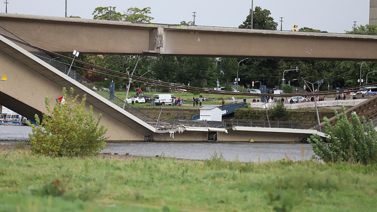 Einsturz der Carolabrücke am 11.09.2024 - Foto: über dts Nachrichtenagentur