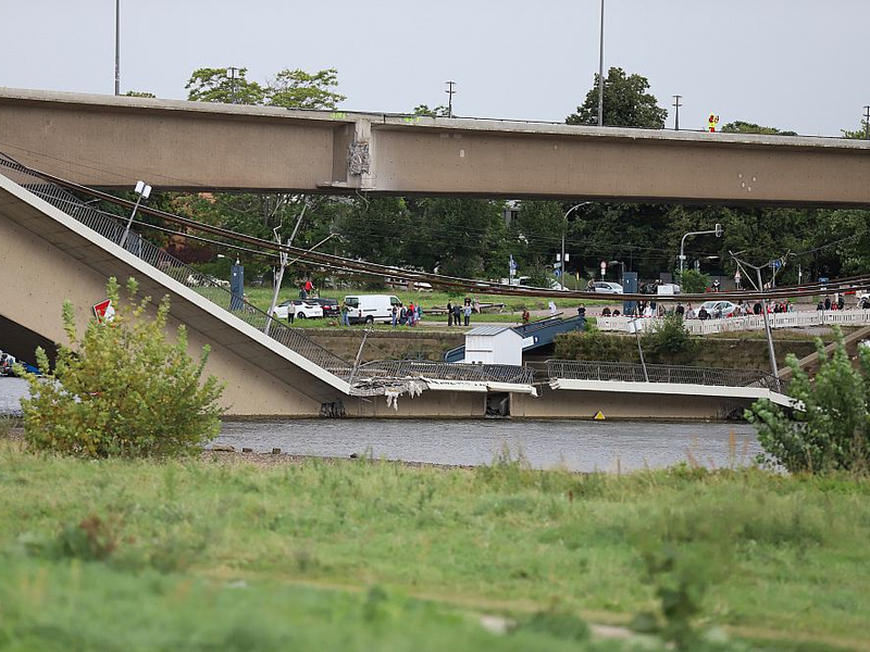 Einsturz der Carolabrücke am 11.09.2024 - Foto: über dts Nachrichtenagentur