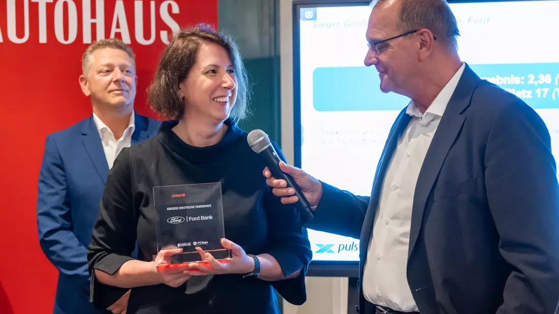 Ford Bank gewinnt den Autohaus Bankenmonitor 2024 in der Kategorie Große Deutsche Fabrikate - Bild: presseportal.de