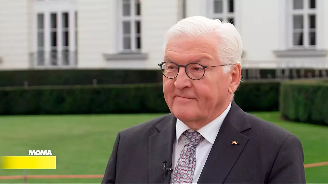 Bundespräsident Frank-Walter Steinmeier exklusiv im ARD-Morgenmagazin: Das Entscheidende ist, dass man Zeit mitbringt und ins Gespräch kommt. - Bild: presseportal.de