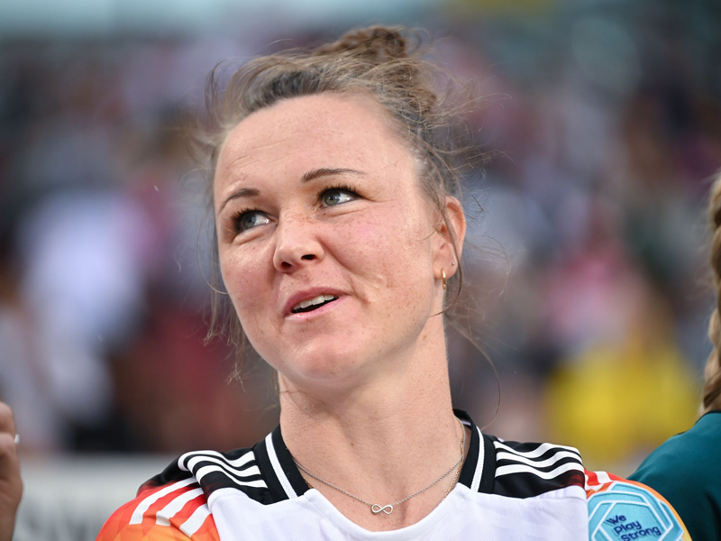 Marina Hegering beendet ihre Karriere im Nationalteam. - Foto: Sebastian Christoph Gollnow/dpa