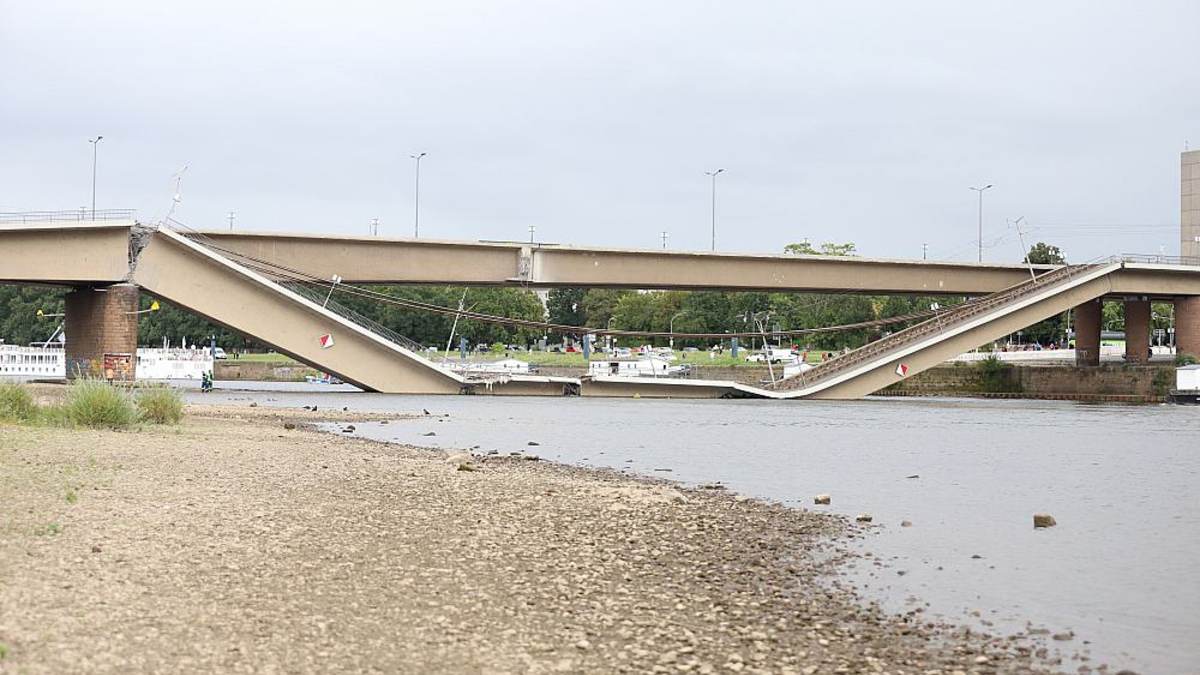 Einsturz der Carolabrücke am 11.09.2024 - Foto: über dts Nachrichtenagentur