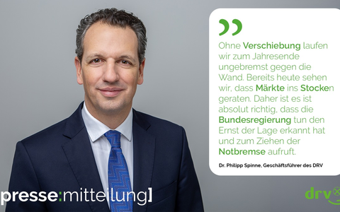 DRV unterstützt Forderung nach einer Verschiebung des Anwendungsstarts für die EUDR I Ohne Verschiebung laufen wir gegen die Wand - Foto: presseportal.de DRV unterstützt Forderung nach einer Verschiebung des Anwendungsstarts für die EUDR I Ohne Verschiebung laufen wir gegen die Wand - Foto: presseportal.de