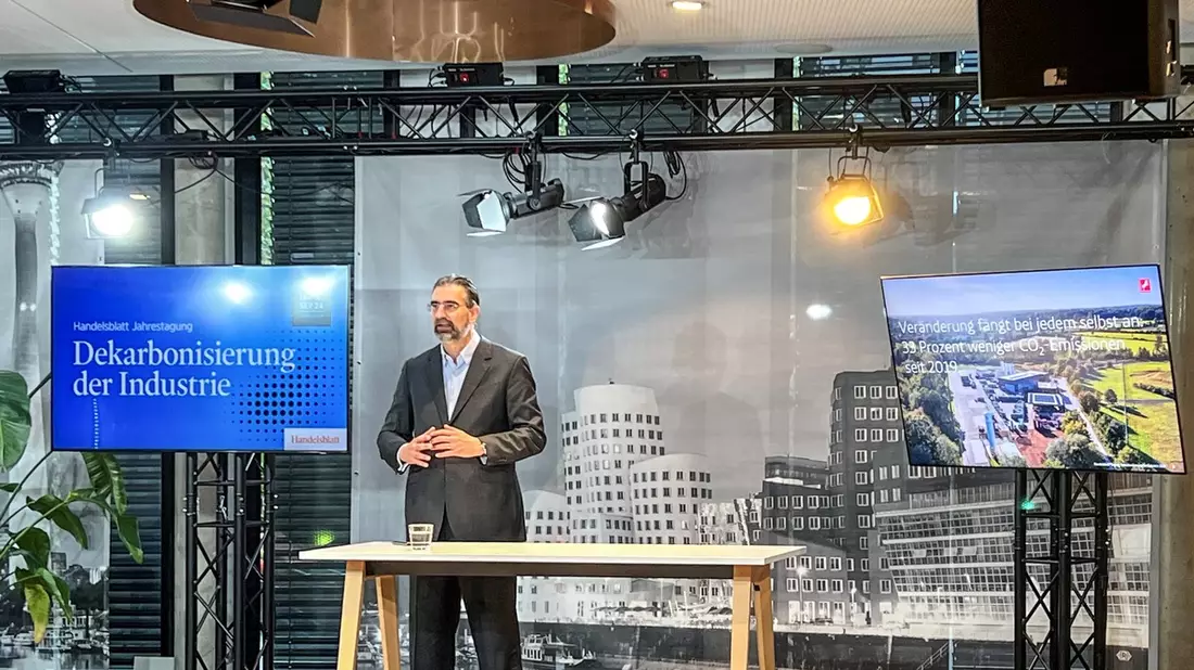 Westfalen-Vorstand Perkmann bei Dekarbonisierungstagung des Handelsblatts: Große Herausforderung für den Mittelstand! - Bild: presseportal.de