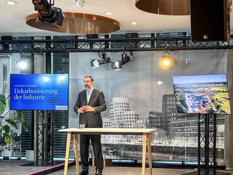 Westfalen-Vorstand Perkmann bei Dekarbonisierungstagung des Handelsblatts: Große Herausforderung für den Mittelstand! - Foto: presseportal.de