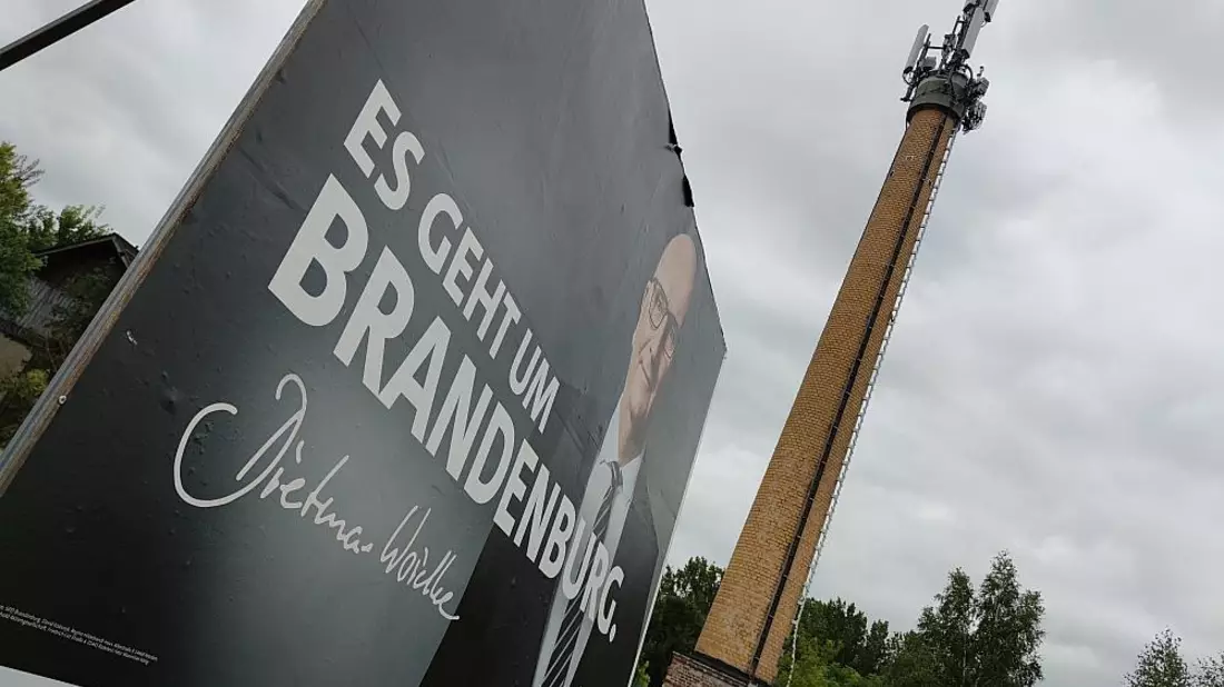 SPD-Wahlplakat mit Dietmar Woidke zur Landtagswahl in Brandenburg (Archiv) - Bild: über dts Nachrichtenagentur