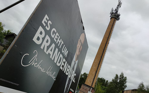 SPD-Wahlplakat mit Dietmar Woidke zur Landtagswahl in Brandenburg (Archiv) - Foto: über dts Nachrichtenagentur