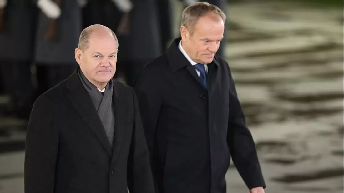 Olaf Scholz und Donald Tusk (Archiv) - Bild: über dts Nachrichtenagentur