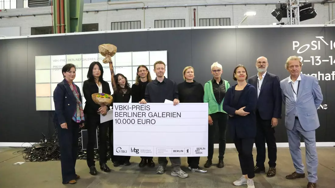 VBKI-Preis BERLINER GALERIEN 2024 geht an die Galerie Anton Janizewski, Anerkennungspreise für die Galerien NADAN und NOME - Bild: presseportal.de
