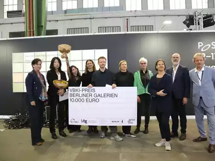 VBKI-Preis BERLINER GALERIEN 2024 geht an die Galerie Anton Janizewski, Anerkennungspreise für die Galerien NADAN und NOME - Foto: presseportal.de