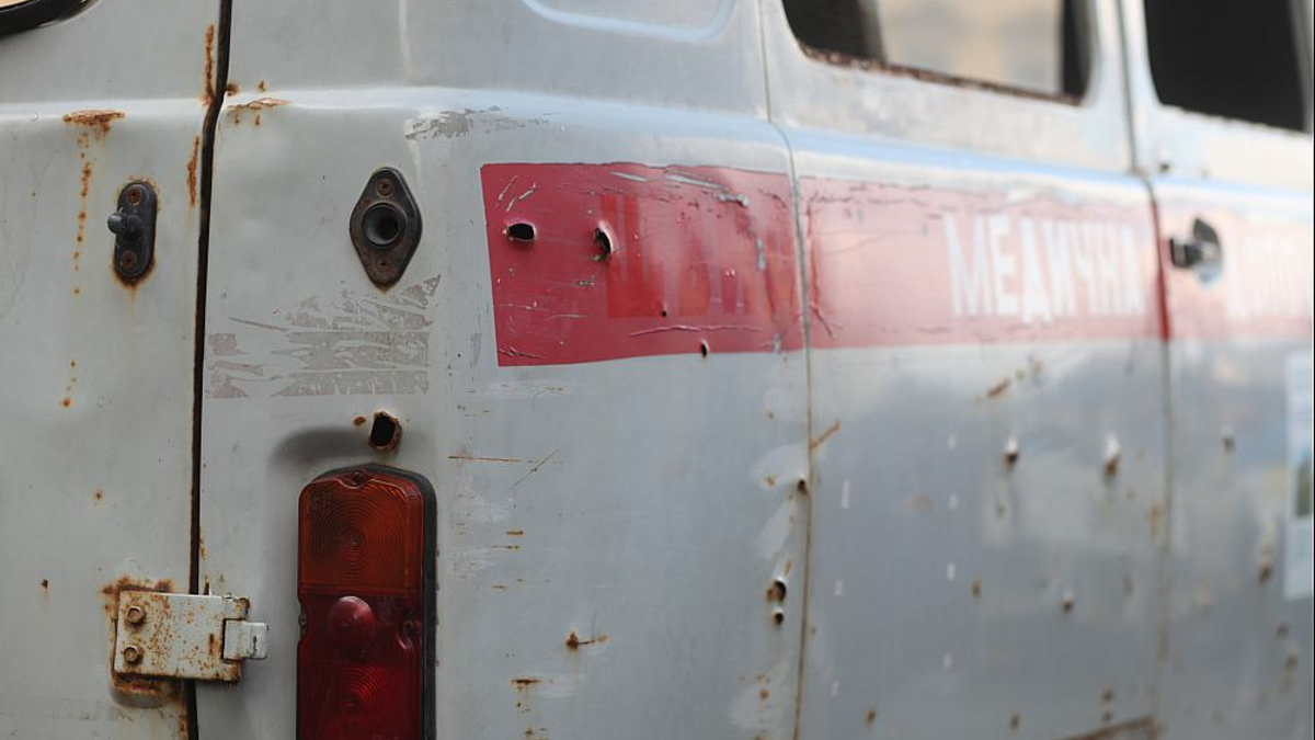 Im Ukraine-Krieg zerschossener Kleinbus (Archiv) - Foto: über dts Nachrichtenagentur