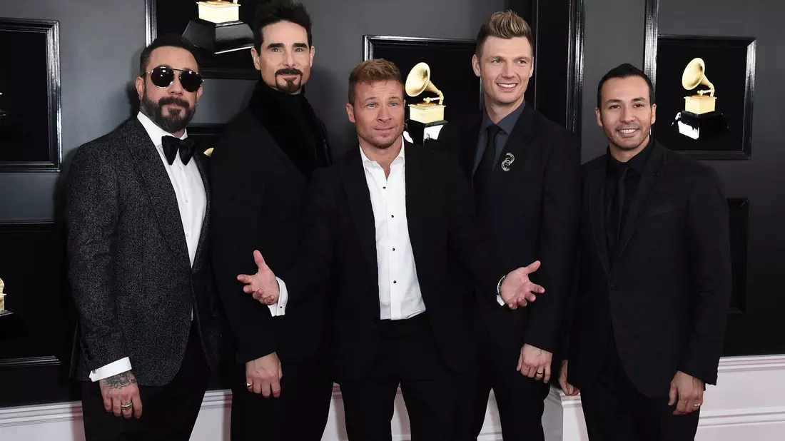 Die Backstreet Boys sind auf dem Glücksgefühle-Festival auf dem Hockenheimring aufgetreten - laut Veranstalter ihr einziges Konzert in Europa in diesem Jahr. (Archivbild) - Bild: Jordan Strauss/Invision/AP/dpa