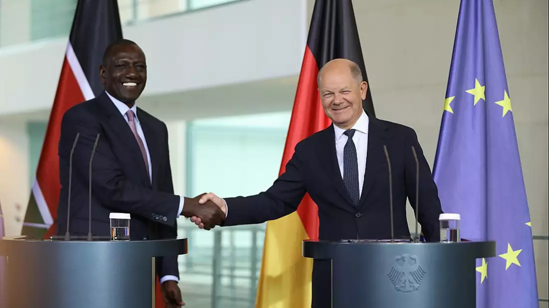 William Ruto und Olaf Scholz am 13.09.2024 - Bild: über dts Nachrichtenagentur