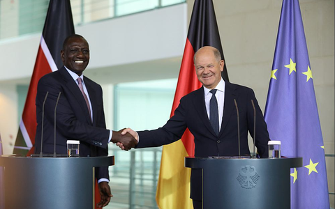 William Ruto und Olaf Scholz am 13.09.2024 - Foto: über dts Nachrichtenagentur