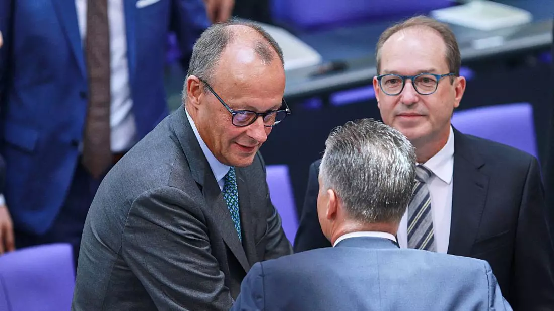 Friedrich Merz, Thorsten Frei, Alexander Dobrindt am 10.09.2024 - Bild: über dts Nachrichtenagentur