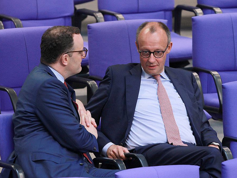 Jens Spahn und Friedrich Merz (Archiv) - Foto: über dts Nachrichtenagentur