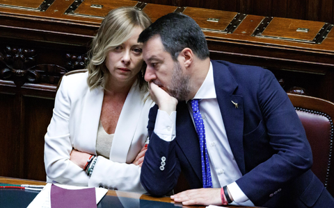 Als Verkehrsminister ist Matteo Salvini einer der zentralen Figuren im Kabinett von MinisterprÀsidentin Giorgia Meloni. (Archivbild) - Foto: Roberto Monaldo/LaPresse via ZUMA Press/dpa Als Verkehrsminister ist Matteo Salvini einer der zentralen Figuren im Kabinett von MinisterprÀsidentin Giorgia Meloni. (Archivbild) - Foto: Roberto Monaldo/LaPresse via ZUMA Press/dpa