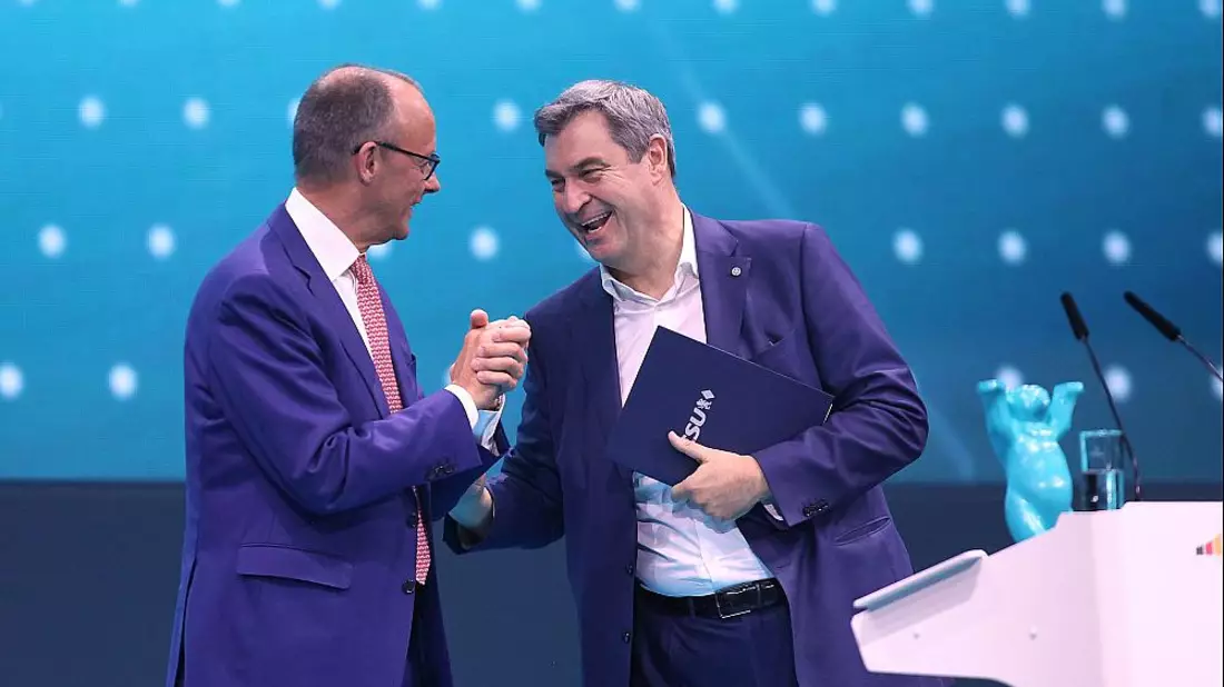 Friedrich Merz und Markus Söder (Archiv) - Bild: über dts Nachrichtenagentur